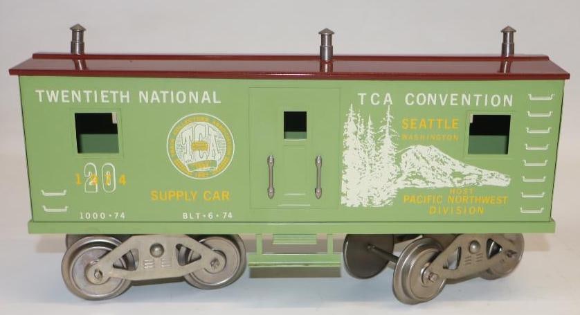 McCoy Standard Gauge 1974 TCA 20th National Convention Box Train Car: 12" x 3.5 x 6"