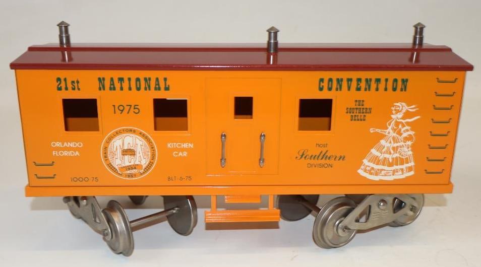 McCoy Standard Gauge 1975 TCA 21st National Convention Box Train Car: 12" x 3.5" x 6"