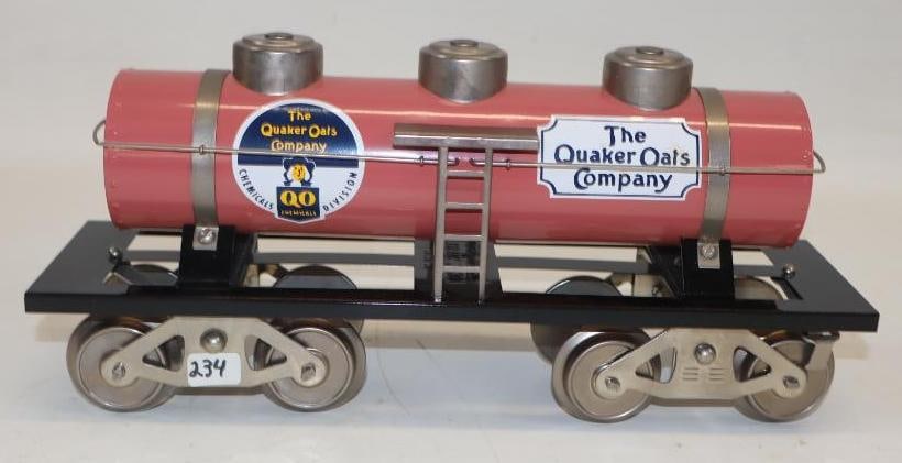 McCoy Standard Gauge The Quaker Oats Company Tanker Train Car: 12" x 3.5" x 5.5"