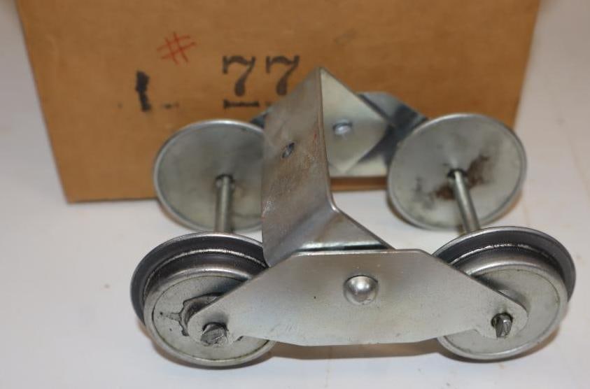 McCoy Standard Gauge Train Wheels #77 In Original Box: 5.5" x 3.5" x 5"