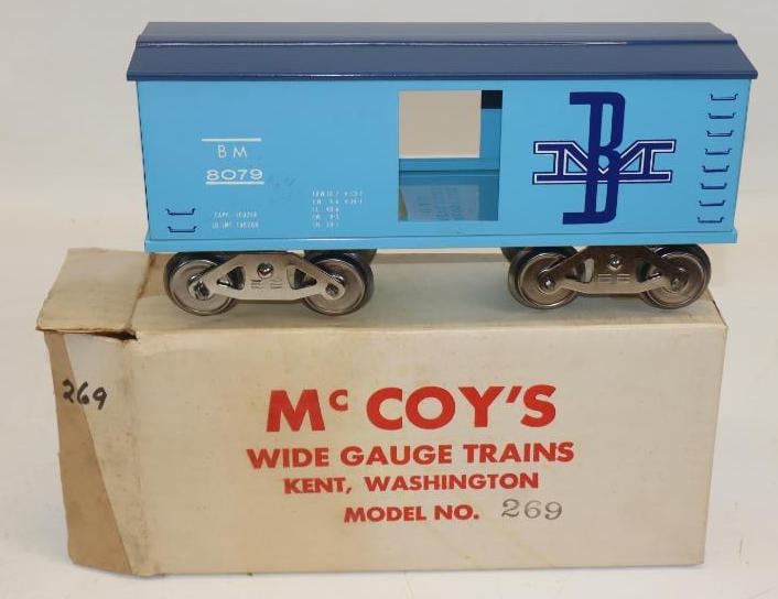 McCoy Standard Gauge BM Box Car Model 269 In Original Box (1 of 4)