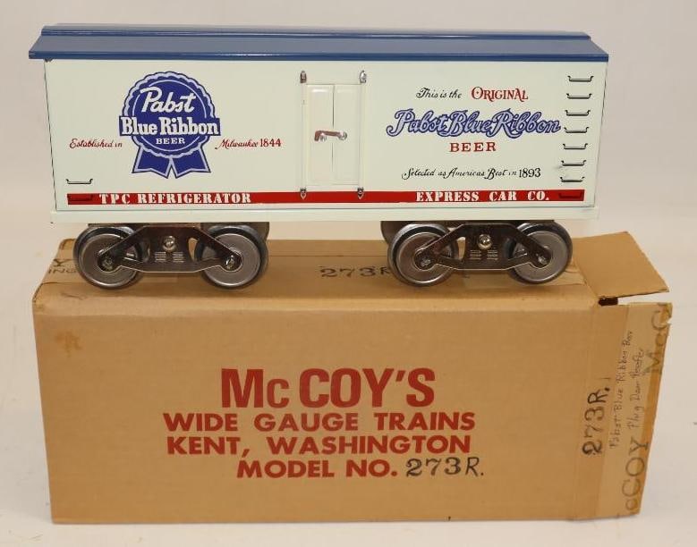 McCoy Standard Gauge Pabst Blue Ribbon Beer Box Car In Original Box (1 of 4)