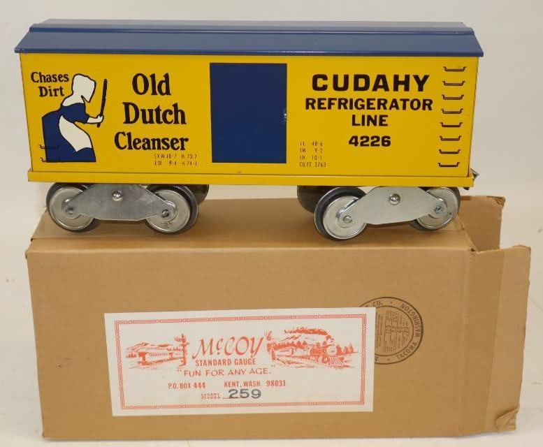 McCoy Standard Gauge Old Dutch Cleanser Box Car In Original Box: 12" x 6" x 4"