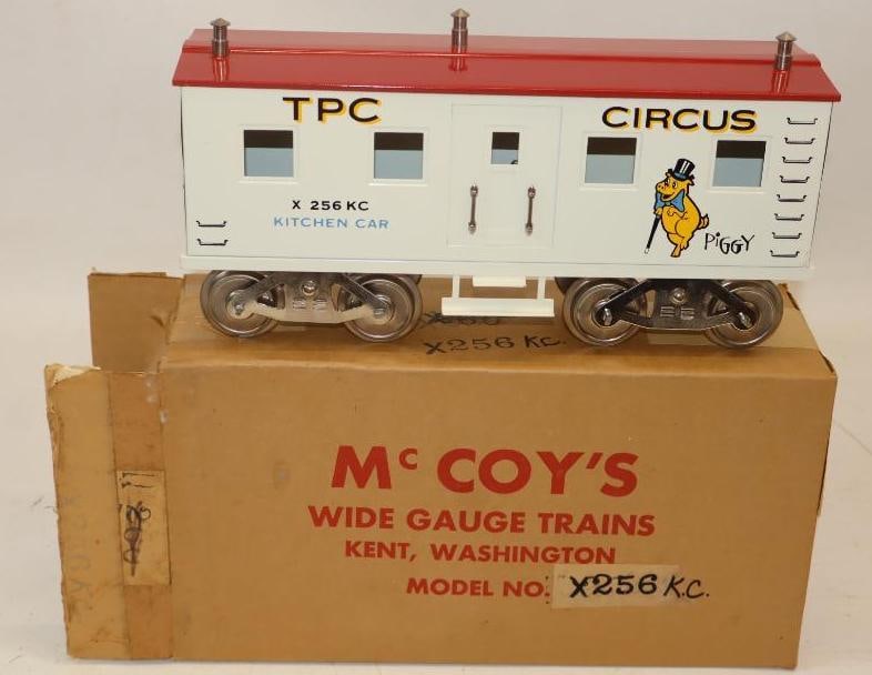 McCoy Standard Gauge T.P.C. Circus Kitchen Car In Original Box (1 of 3)