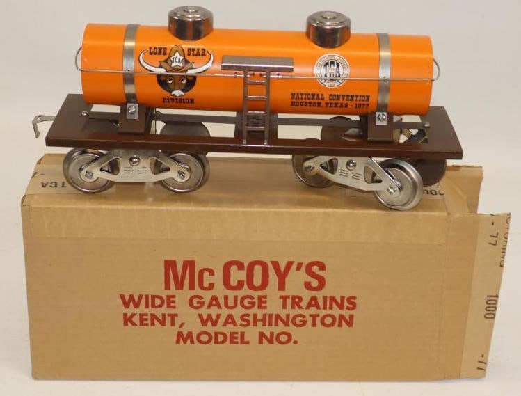 McCoy Standard Gauge 1977 TCA National Convention Tanker In Original Box: 13" x 6" x 3.5"