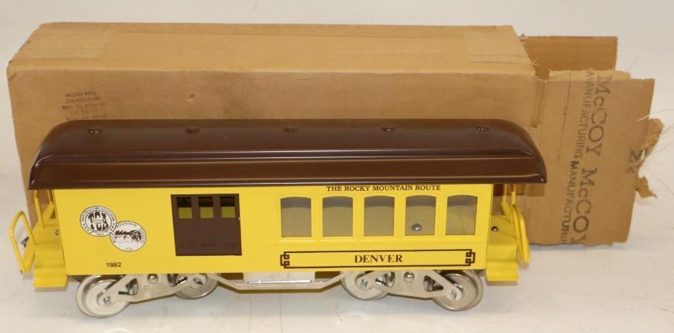 McCoy Standard Gauge 1982 TCA Denver Passenger Car In Original Box (1 of 4)