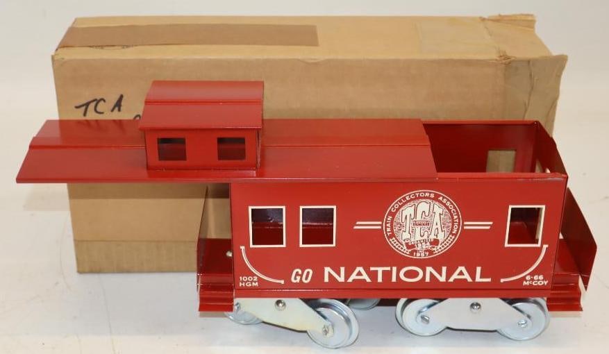 McCoy Standard Gauge TCA Go National Caboose In Original Box (1 of 4)
