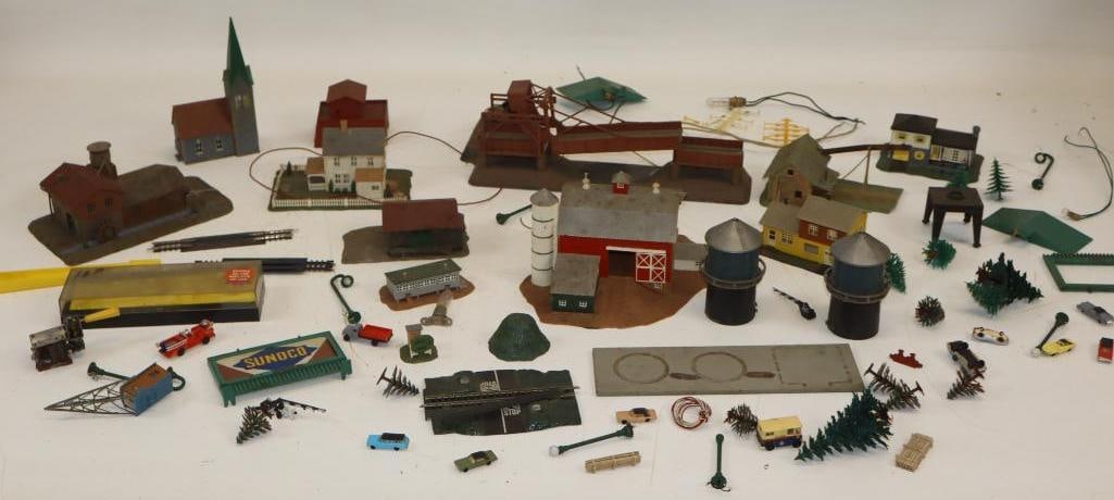 Group of 75 Model Train Buildings and Accessories (1 of 14)