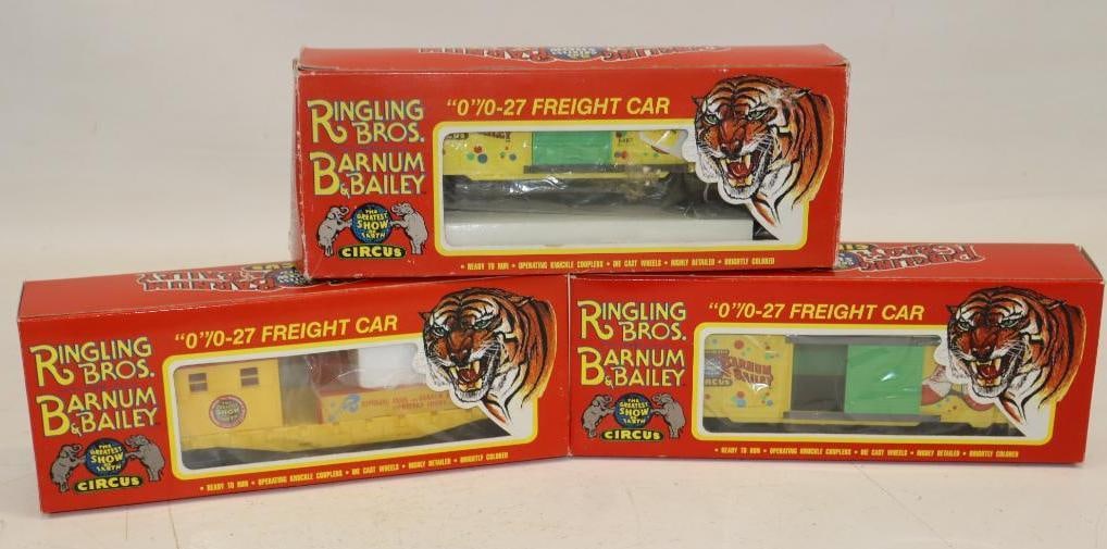 Group of 3 K Line Ringling Bros Circus Cars in Original Boxes (1 of 5)
