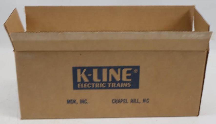 Group of 2 K Line The Heavy Weights O Scale Passenger Cars in Original Box: 20.5" x 6" x 8.5"