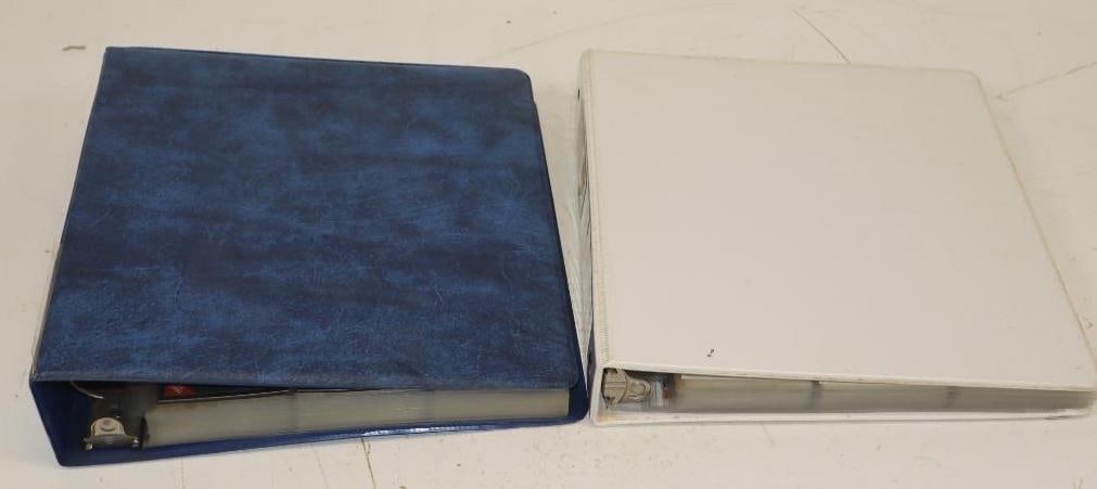 Two Binders with 1991 & 1992 Traks Racing Cards NASCAR (1 of 8)