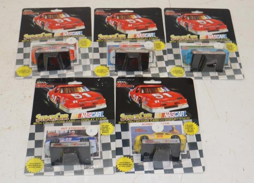 Group of 5 1991 Racing Champion Diecast Racing Stock Cars: 1/64 Scale Cars