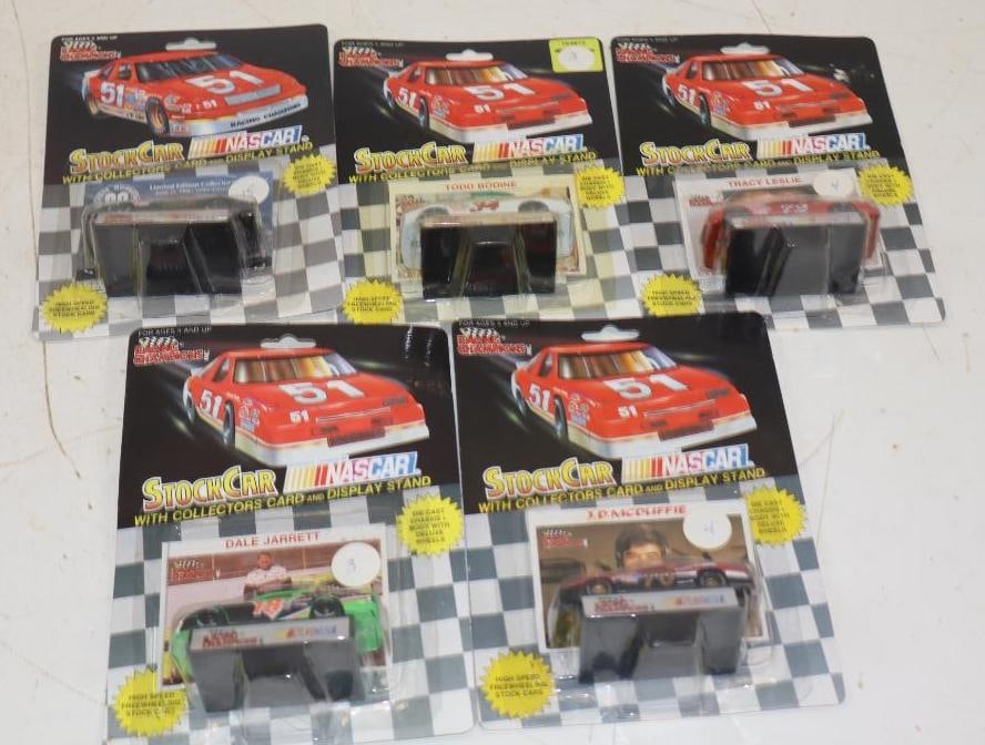 Group of 5 1991 & 1992 Racing Champion Diecast Racing Stock Cars: 1/64 Scale Cars
