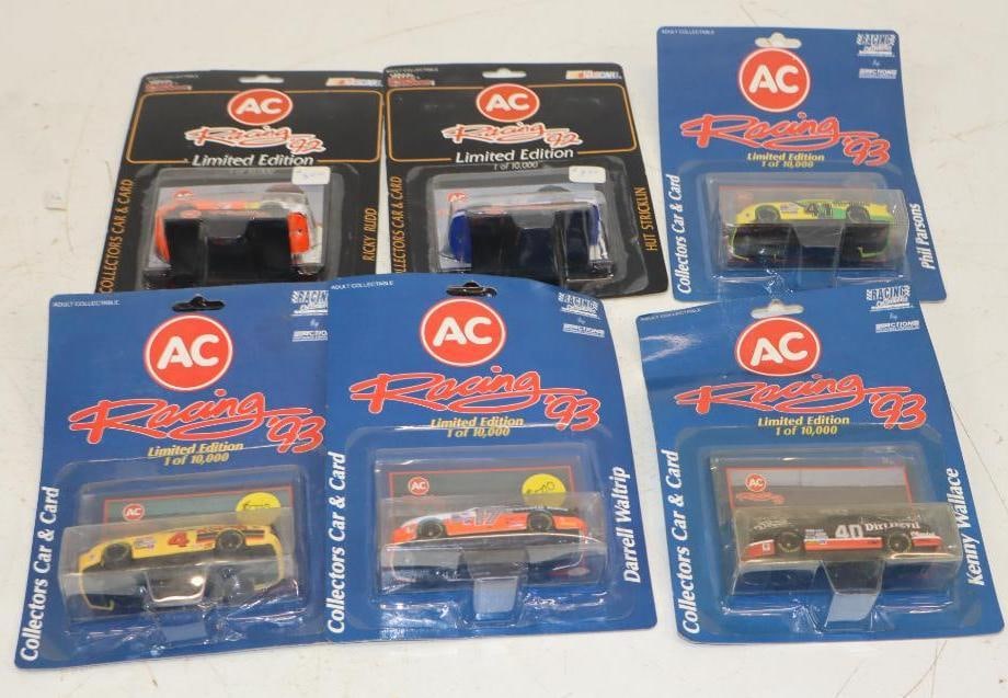 Group of 6 Racing Champion and Racing Collectibles Diecast Racing Stock Cars: 1/64 Scale Cars