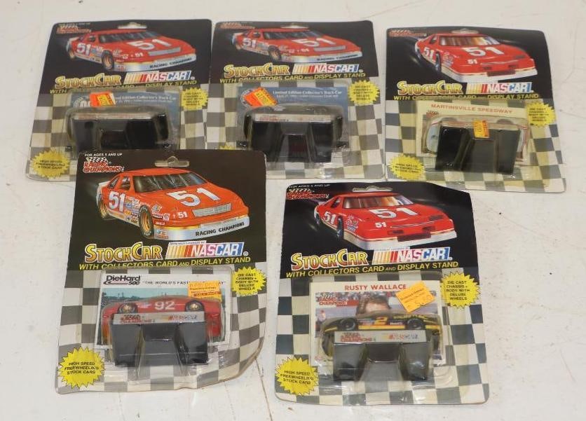 Group of 5 1991 Racing Champion Diecast Racing Stock Cars: 1/64 Scale Cars