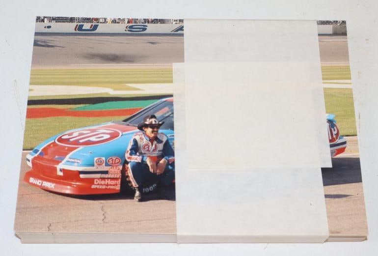 Unopened Pack of 50 Richard Petty with Car Limited Edition 1992 Fan Appreciation Tour Photo Cards (1 of 2)