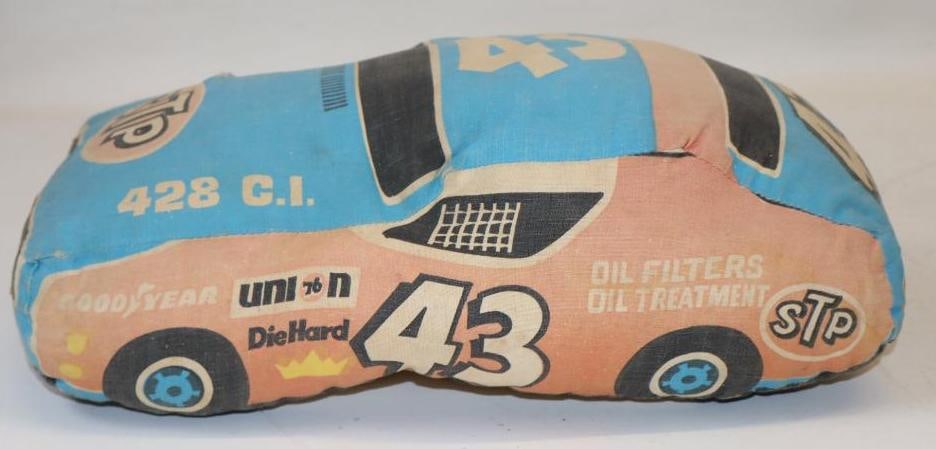 Richard Petty NASCAR Car Shaped Racing Pillow: 14" x 8" x 4.5"