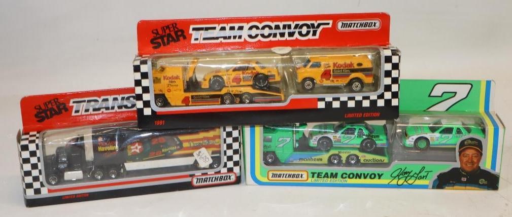 Group of 3 Matchbox Racecar Semi Trucks in Original Boxes (1 of 5)
