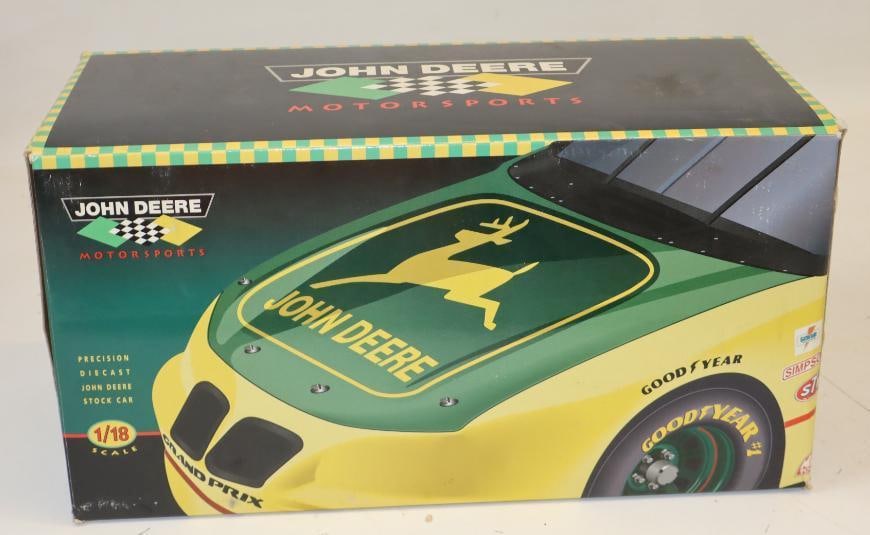 Chad Little #23 John Deere NASCAR 1/18 Diecast Racecar: 6.5" x 7.5" x 15"