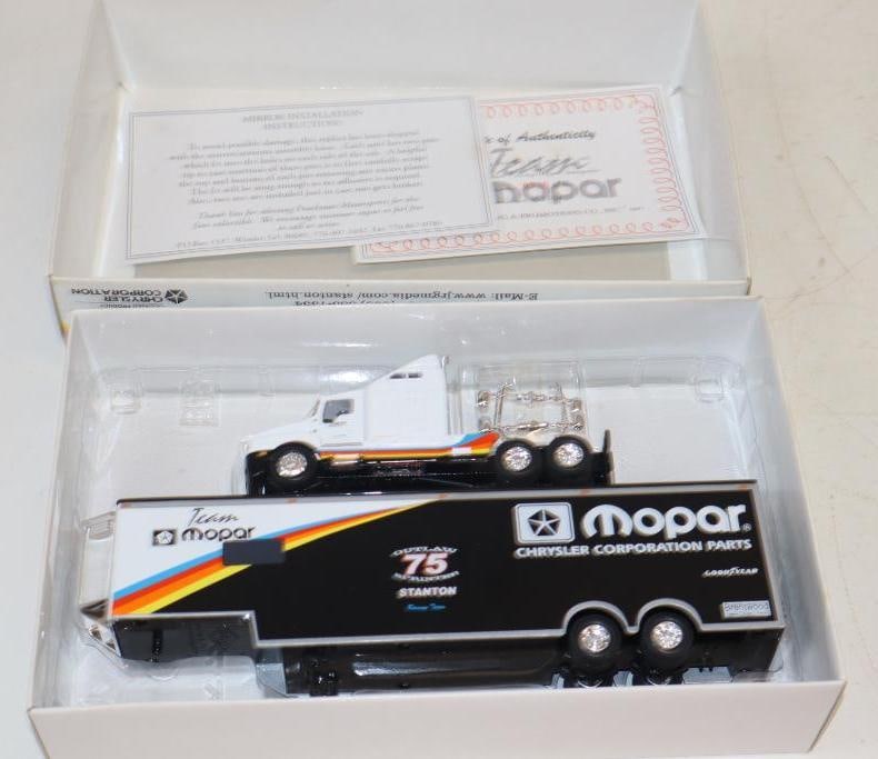 2004 Mopar Stanton Racing Diecast Racing Transporter in Original Box: 10.5" x 6.5" x 2.25"