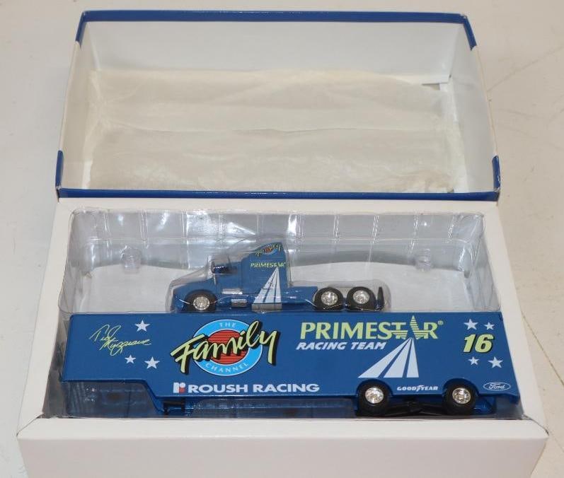 American Racing Scene PrimeStar Diecast Racecar Hauler in Original Box: 11" x 7" x 2.5"