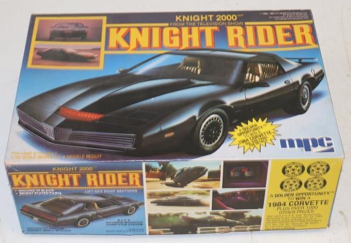 MPC Knight Rider Scale Model In Original Box: 9" x 6" x 3.5"