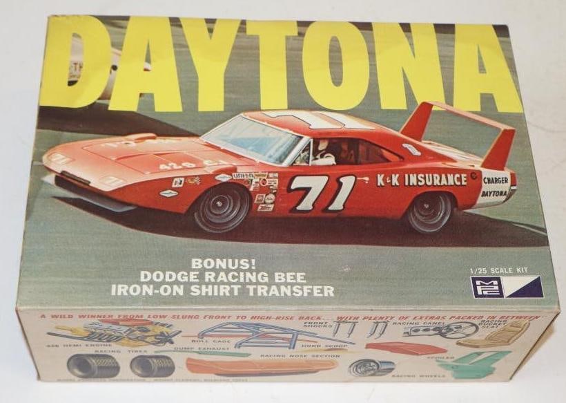 MPC Dodge Charger Daytona 125 Scale Model In Original Box: 9" x 6" x 3.5"