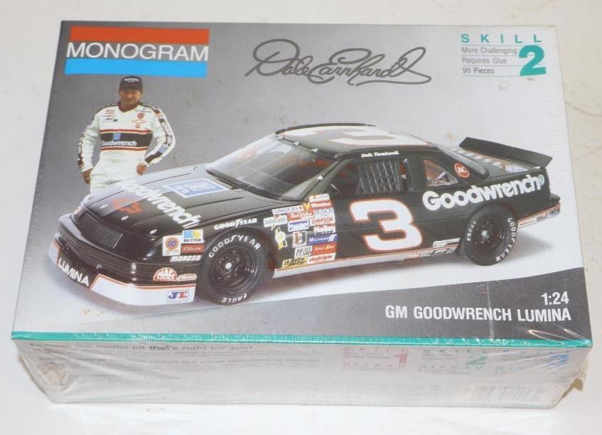 NOS Monogram Gm Goodwrench Lumina #3 1/24 Scale Model In Original Box: 9" x 6" x 4"