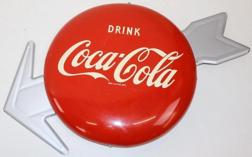 Drink Coca-Cola SST Button with Arrow Sign (1 of 7)