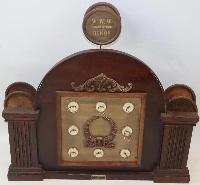 Early White, Wile, and Warner Motion Countertop Ring Advertising Display (1 of 11)