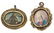 A pair of 18th century Spanish silver reliquary