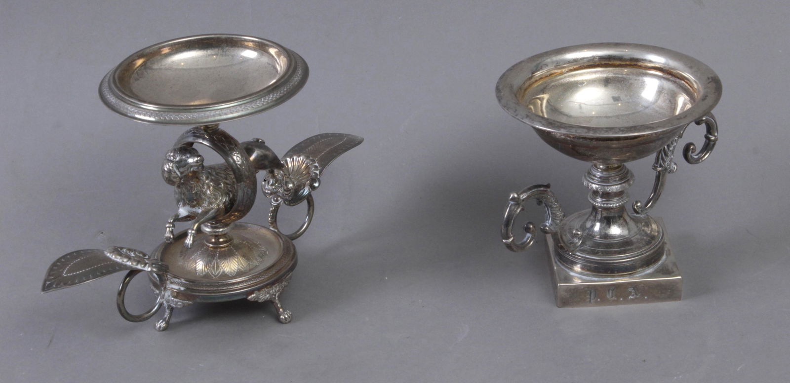 A pair of 19th century Spanish silver braziers (1 of 1)