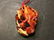 Large old Chinese Amber Carvings with Fish , lotus an - 2