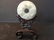 ANTIQUE Chinese White Jade Round Dragonand RUYI Screen