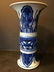 ANTIQUE Chinese Blue and White GU Vase, Kangxi period. - 2