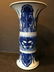 ANTIQUE Chinese Blue and White GU Vase, Kangxi period. - 4