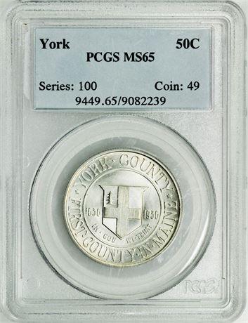1936 York County, Maine Commemorative Half Dollar PCGS (1 of 3)