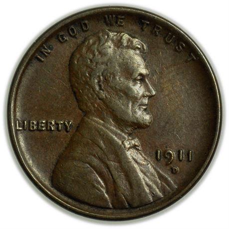 1911-D Lincoln Wheat Cent (1 of 2)