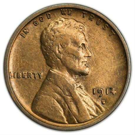 1914-S Lincoln Wheat Cent - High Grade (1 of 2)