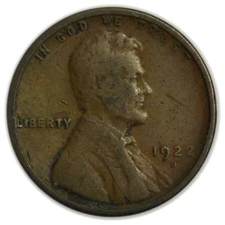 1922-D Lincoln Wheat Cent (1 of 2)