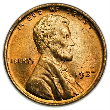 1937 Lincoln Wheat Cent - High Grade (1 of 2)