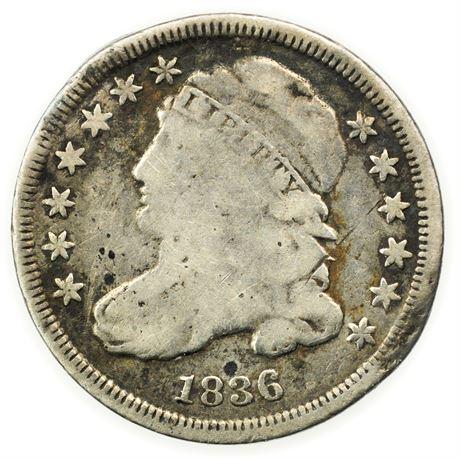 1836 Capped Bust Dime (1 of 2)