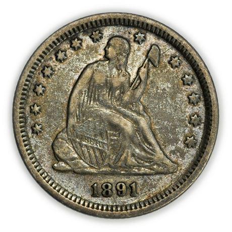 1891 Seated Liberty Quarter (1 of 2)