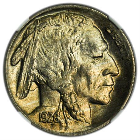 1926 Buffalo Nickel NGC MS-63 (1 of 3)