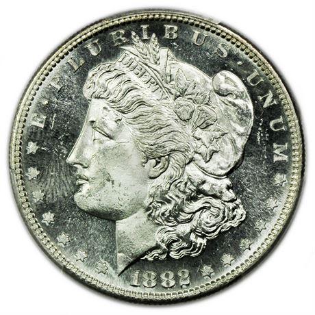 1882-S Morgan Dollar PCGS MS-64+ PL (1 of 3)
