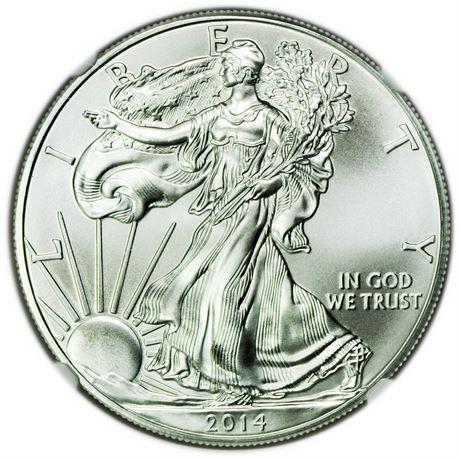 2014 Silver Eagle Ronald Reagan Liberty Coin Act Label (1 of 3)