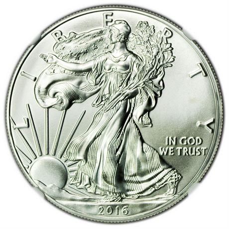 2016 Silver Eagle NGC MS-69 (1 of 3)