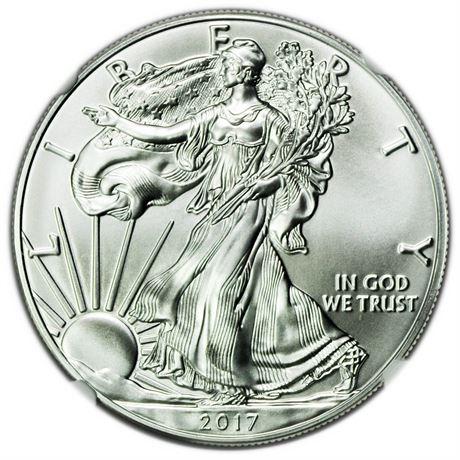 2017 Silver Eagle NGC MS-69 (1 of 3)