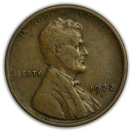 1922-D Lincoln Wheat Cent (1 of 2)