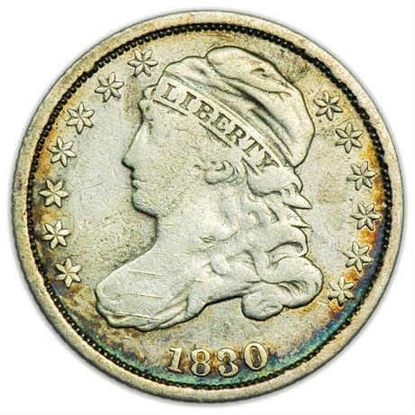 1830 Small 10C Capped Bust Dime (1 of 2)
